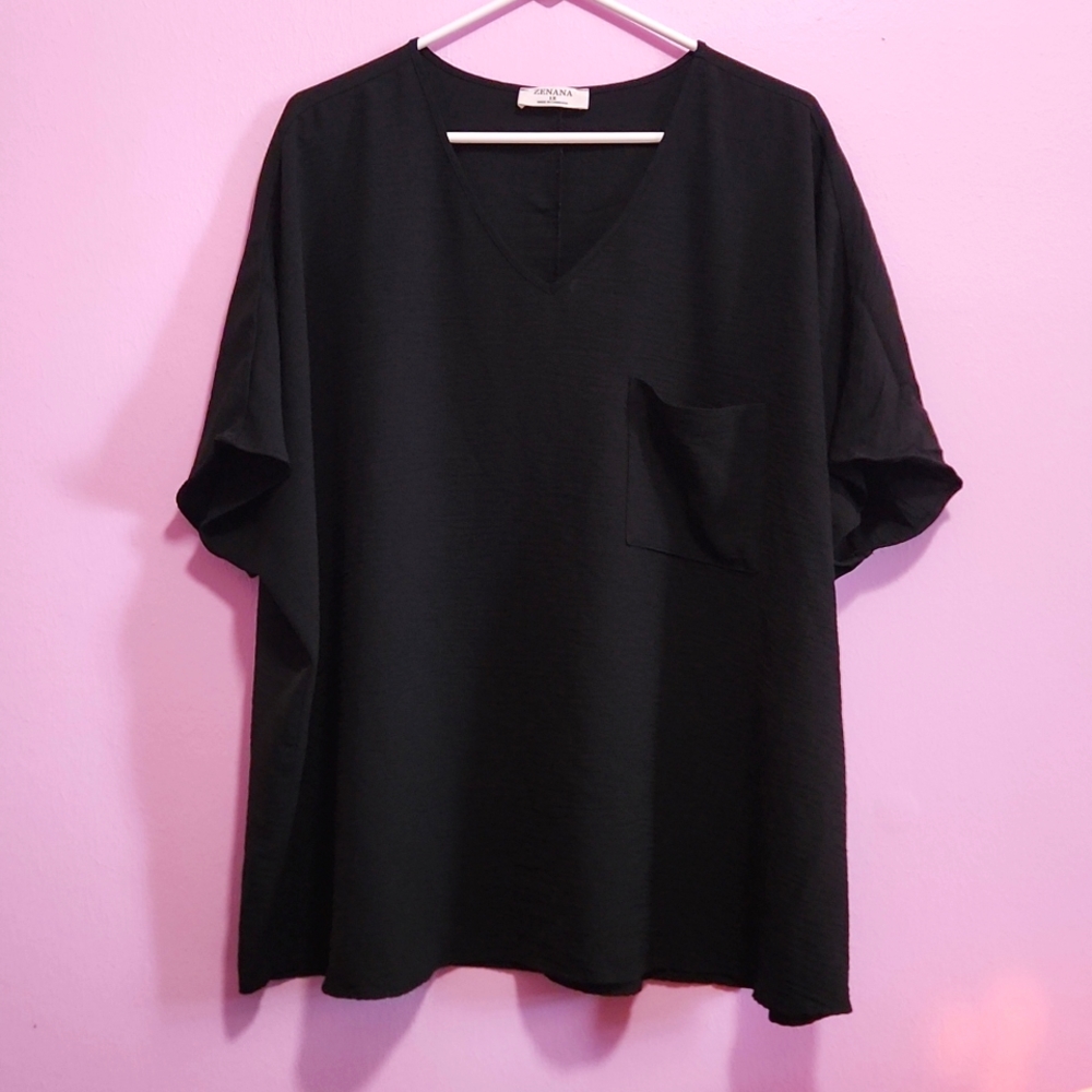 Zenana Boutique 1X Women's Blouse